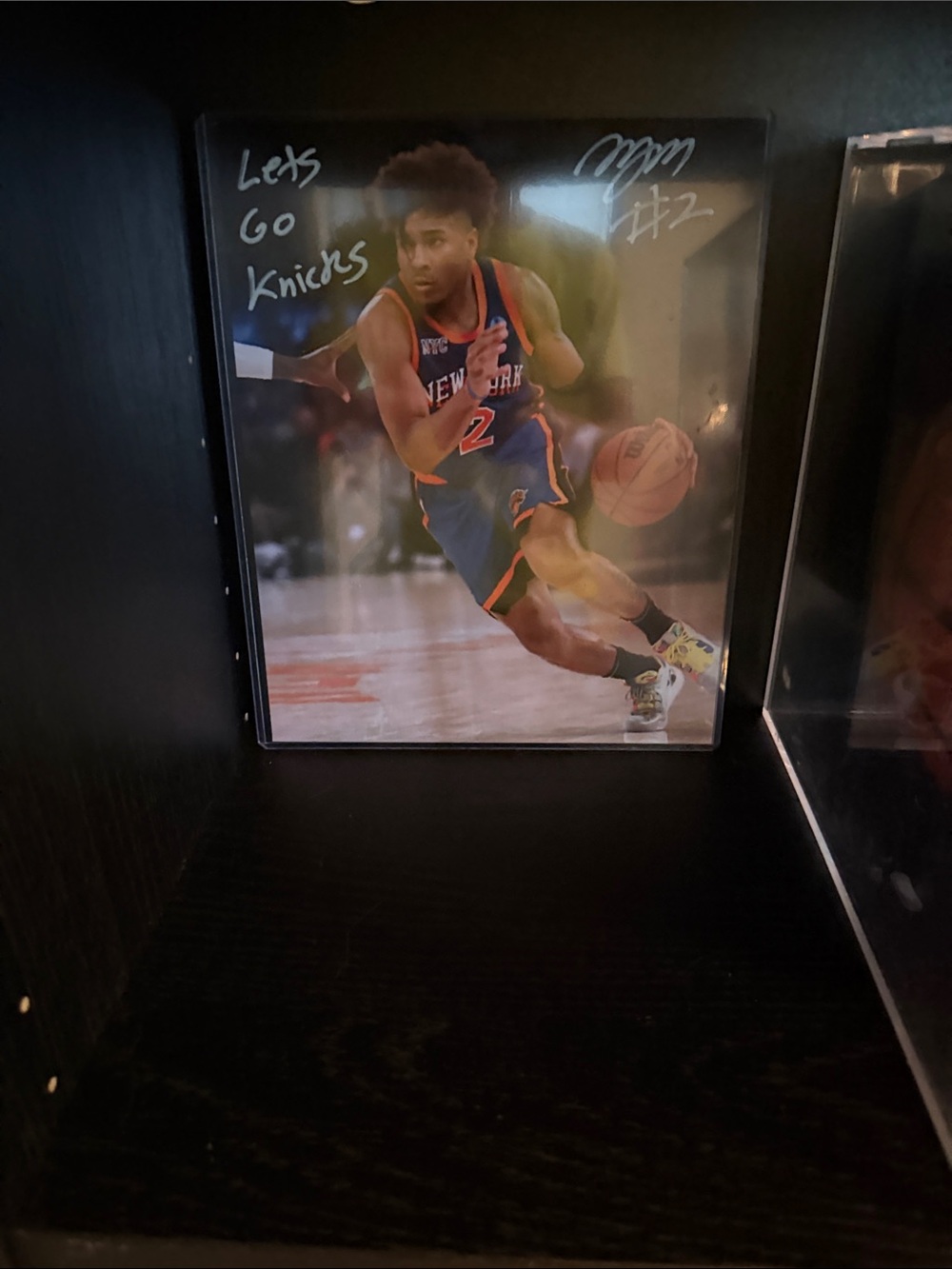 Signed Sports Photo Display - Blue Accent Home Accent